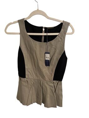 Rebecca Minkoff Marilyn Tank 100% Lambskin Leather MSRP $498 Size 6